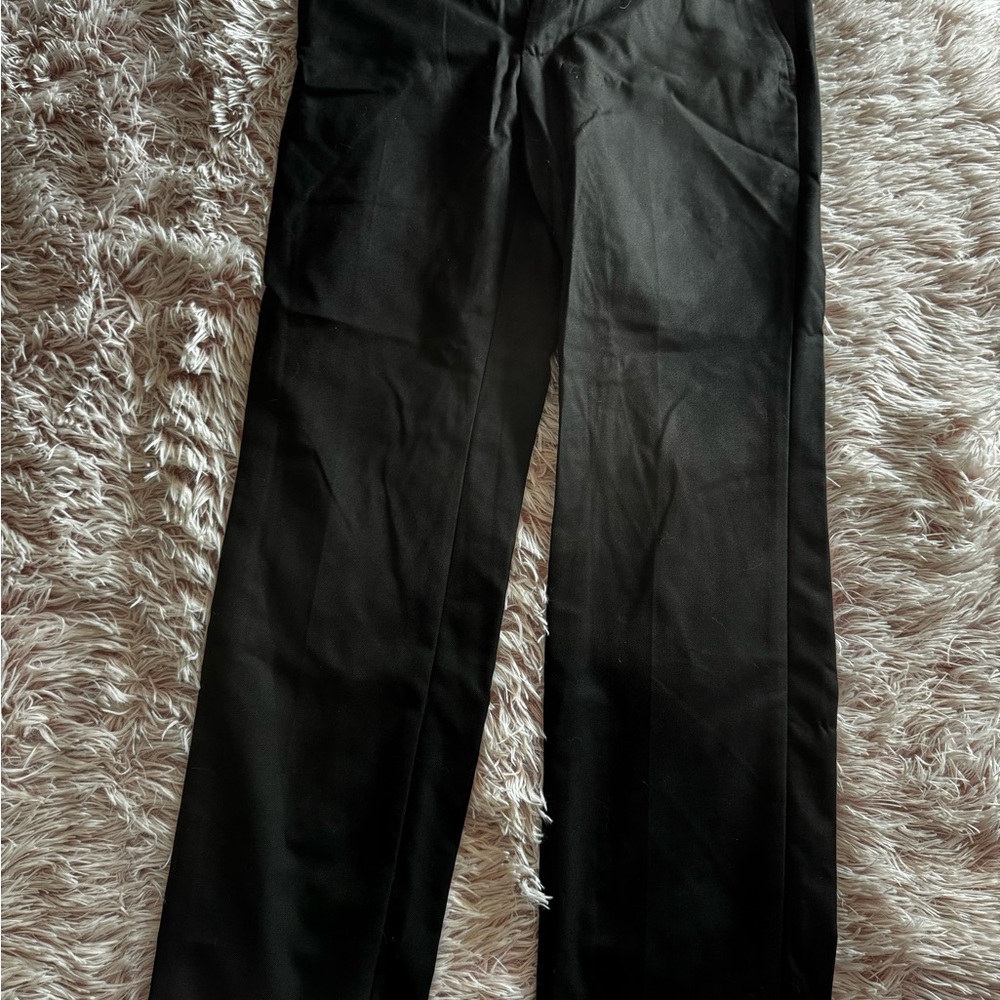 Banana Republic Navy Checkered Slim Fit Trousers